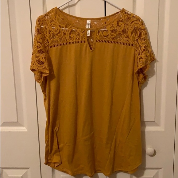 Tops - Mustard Yellow Top